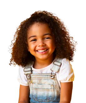 Smiling child patient